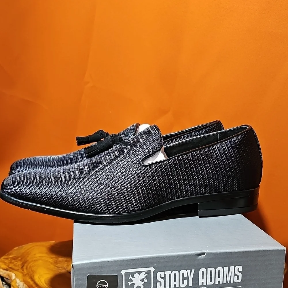 Stacy Adams-NWT! Men's Charcoal Men's Loafers